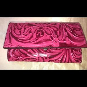 NEVER USED PINK Patricia Nash Leather WALLET